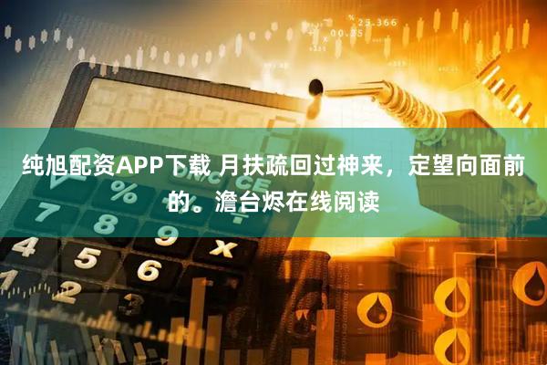 纯旭配资APP下载 月扶疏回过神来，定望向面前的。澹台烬在线阅读